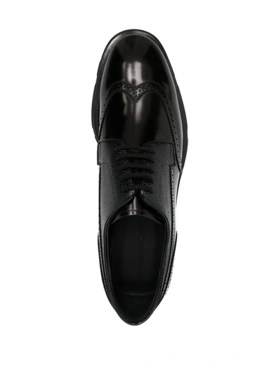 Shop Alexander Mcqueen Lace Up Shoes In Black