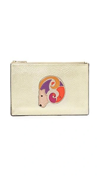 Diane Von Furstenberg Zodiac Pouch In Aries
