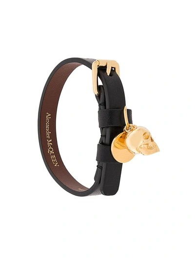 Shop Alexander Mcqueen Single Bracelet Accessories In Black