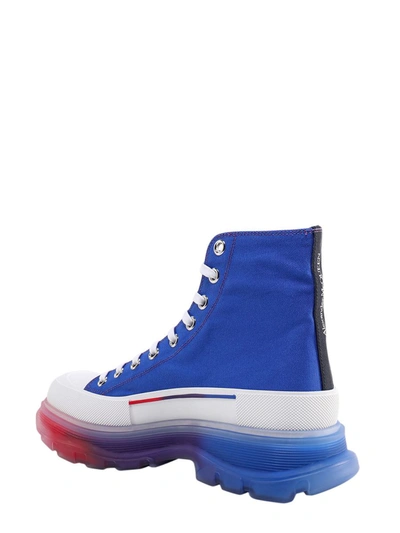 Shop Alexander Mcqueen Sneakers In Blue