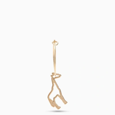 Shop Alíta Aliita Earring With Pendant In Metal