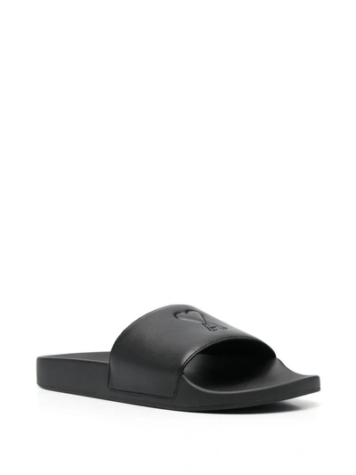 Shop Ami Alexandre Mattiussi Sandals In Black
