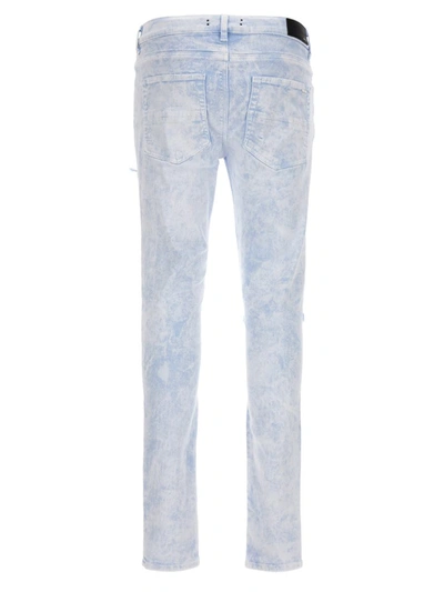 Shop Amiri 'mineral Wash Mx1' Jeans In Light Blue