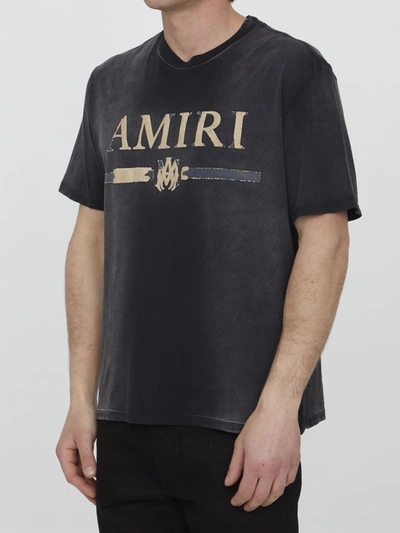 Shop Amiri M.a. Bar T-shirt In Black