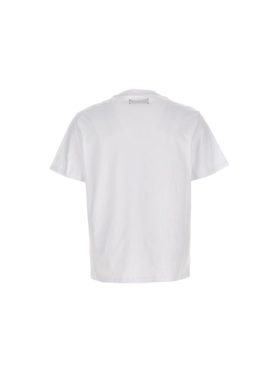 Shop Amiri T-shirt 'pegasus Script Logo' In White