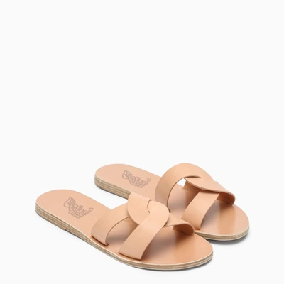 Shop Ancient Greek Sandals Natural Desmos Low Slippers In Beige