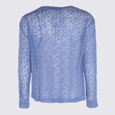 Shop Andersson Bell Blue Wool Blend Sweater