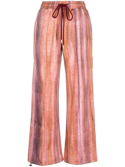 Shop Andersson Bell Lilie Needle Punch Jogger Pants Clothing In Pnkmul Pink Multi