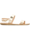Ancient Greek Sandals 'clio' Metallic Leather Sandals