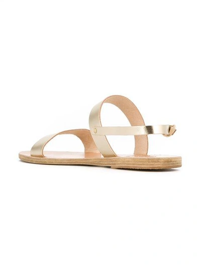 'Clio' metallic sandals