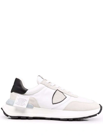 Shop Philippe Model Antibes Mondial Sneakers In White Leather Woman