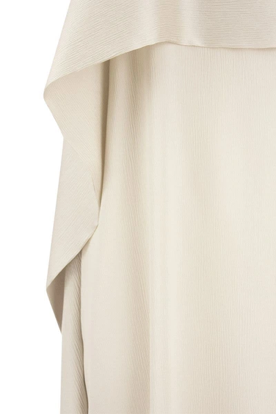 Shop Antonelli Silk Blend Dress In Ivory
