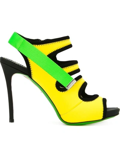 Dsquared2 Strappy Sandals In Yellow