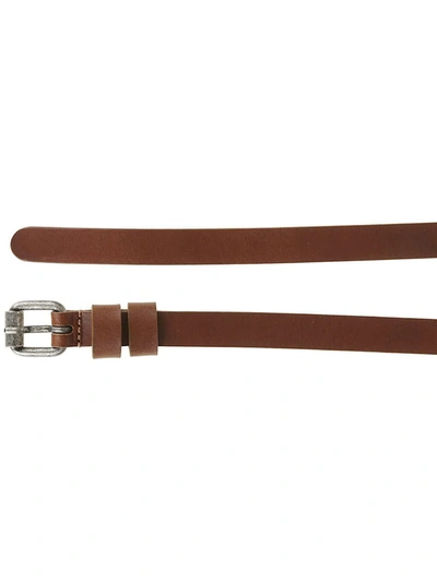 Shop Aspesi Belts Leather Brown