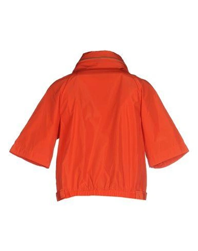 Shop Michael Michael Kors Jacket In Orange