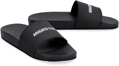 Shop Axel Arigato Pool Slides In Black