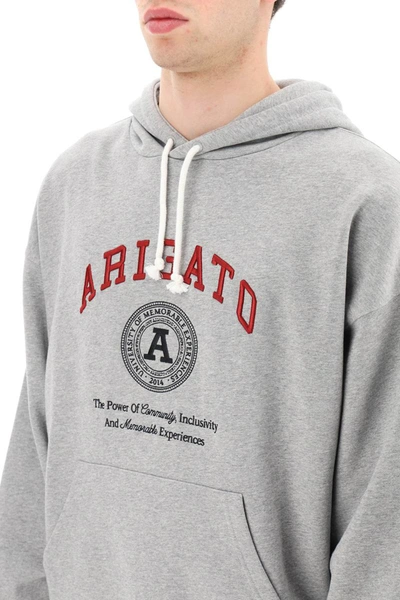 Shop Axel Arigato University Hoodie In Grey