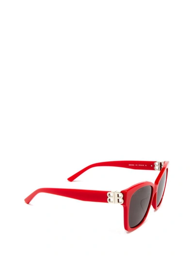 Shop Balenciaga Sunglasses In Red