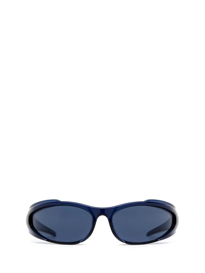 Shop Balenciaga Sunglasses In Blue