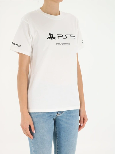 Shop Balenciaga Xlaystation™  T-shirt In White