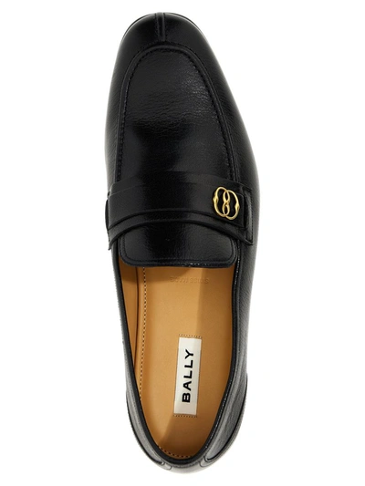 Shop Bally Sadei Loafers In Black