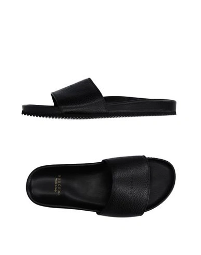 Shop Buscemi Sandals In Black