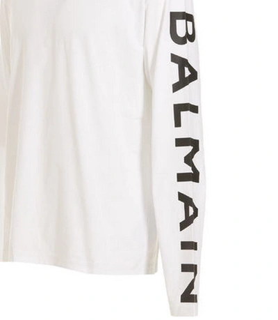 Shop Balmain T-shirt In White