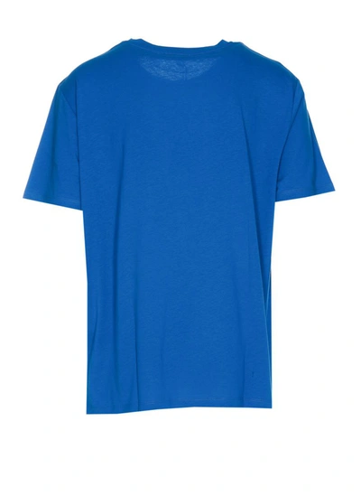 Shop Balmain T-shirts And Polos In Blue