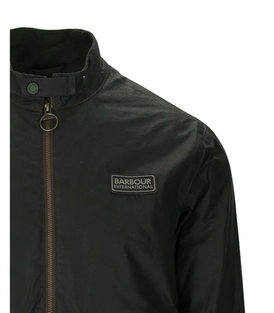 Shop Barbour International Colvile Wax Sage Green Jacket