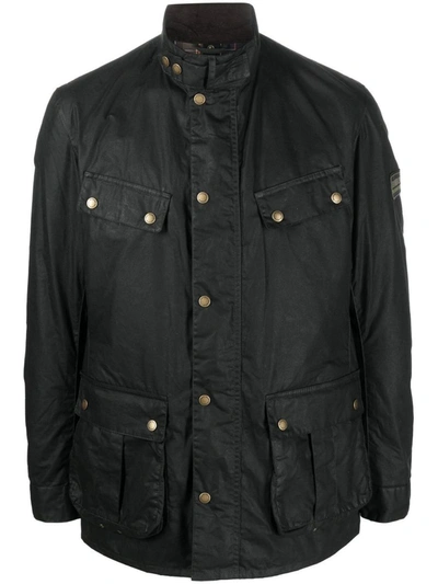 Shop Barbour Jacket With Logo In Green