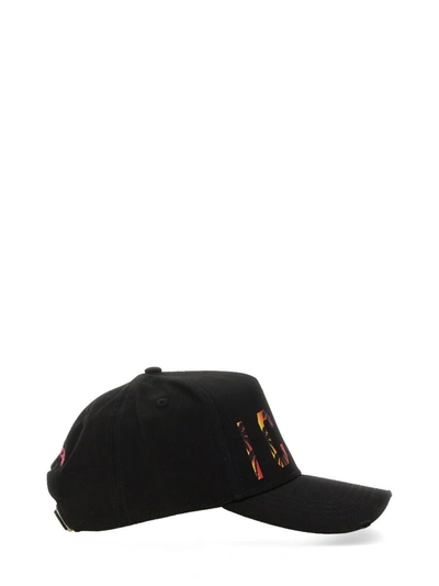Shop Dsquared2 Baseballi Hat With Sunset In Black