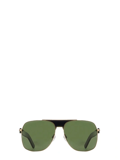 Shop Palm Angels Bay Sunglasses Unisex In Gold