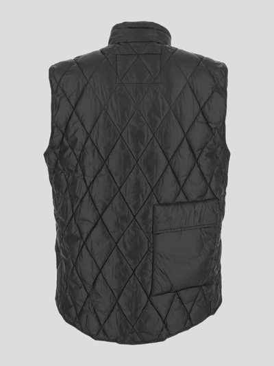 Shop Bdp Coats In <p>bpd Down Vest In Black Nylon With No Sleeves
