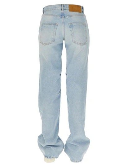 Shop Off-white Beach Baby Baggy Jeans In Blue