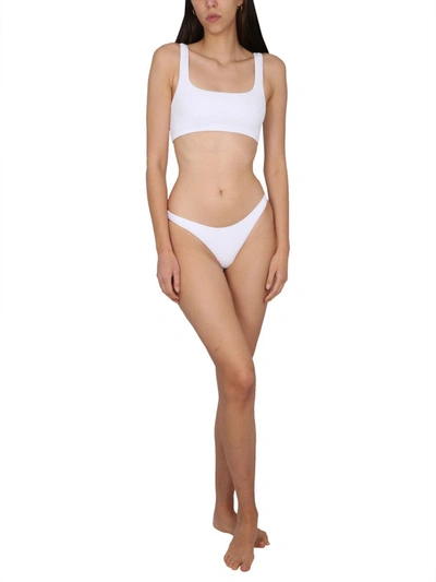 Shop Alexander Wang T Alexander Wang Bikini Briefs With Logo In White