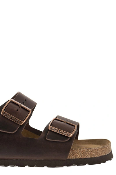 Shop Birkenstock Arizona - Flat Sandal In Brown