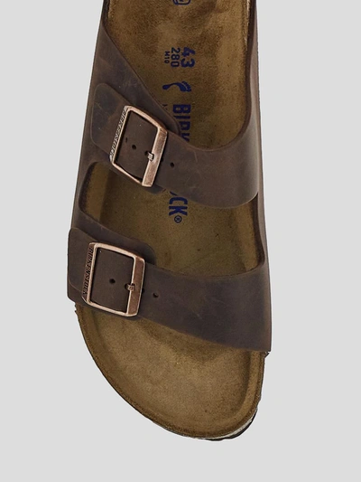 Shop Birkenstock Sandals In <p> Slides In Habana Leather