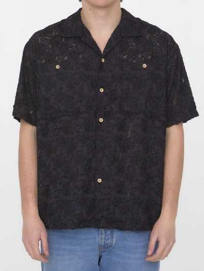 Shop Andersson Bell Black Embroidered Shirt