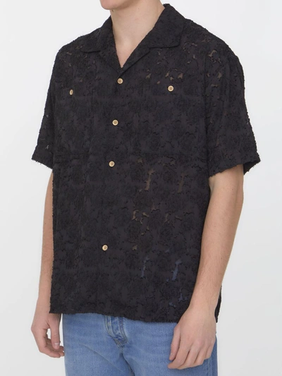 Shop Andersson Bell Black Embroidered Shirt