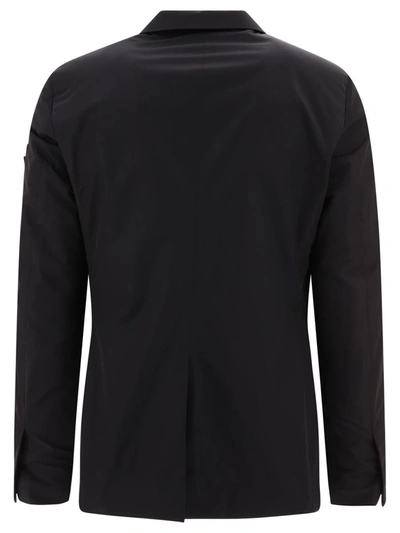 Shop Givenchy Blazer In Technical Fabric In Black