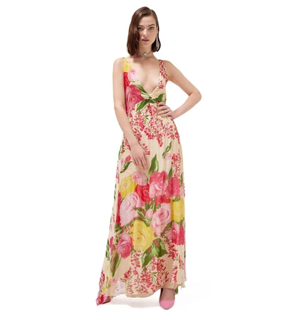 Shop Blugirl Multicolor Long Floral Dress
