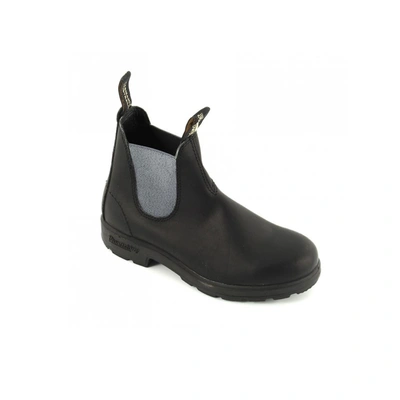 Shop Blundstone Elastic Side Boot Shoes In Black / Grey