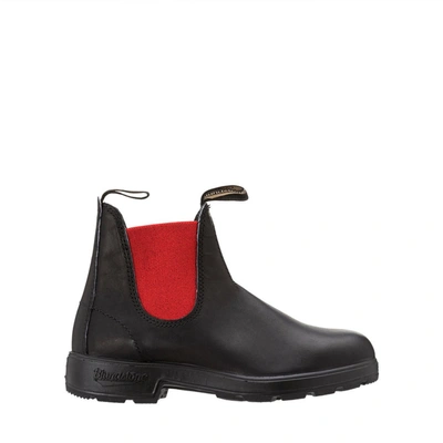 Shop Blundstone Elastic Side Boot Shoes In Black / Red