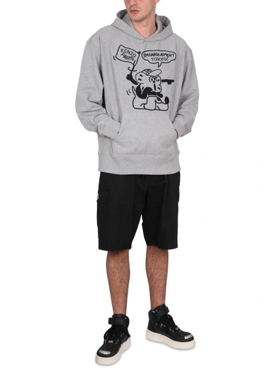 Shop Kenzo Boke Boy Travels Sweatshirt In Grey
