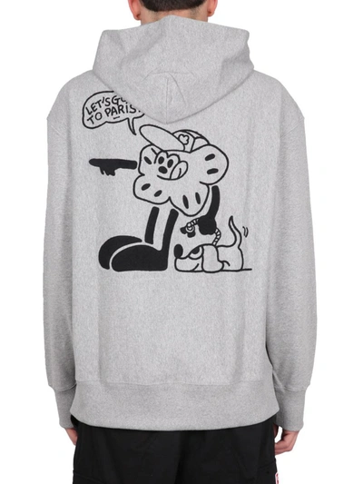 Shop Kenzo Boke Boy Travels Sweatshirt In Grey