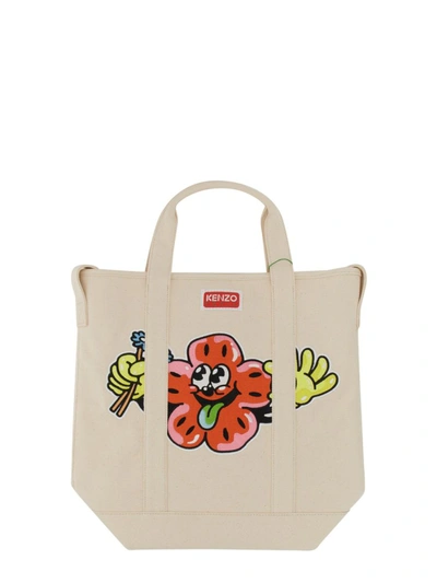 Shop Kenzo Boke Blocks Tote Bag In Multicolor