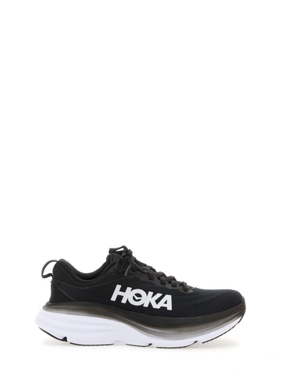 Shop Hoka One One Bondi 8 Sneaker In Black