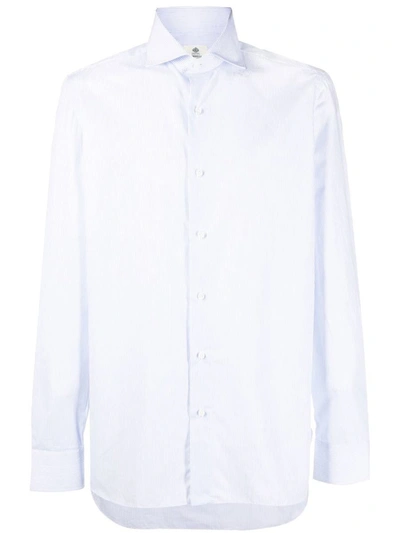 Shop Borrelli Printed Cotton Shirt In White