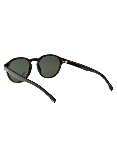 Shop Hugo Boss Boss  Sunglasses In 086qt Avana