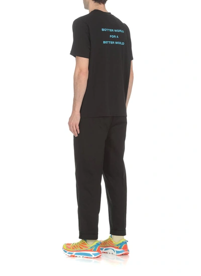 Botter T-shirt En Coton Et Lyocell In Black